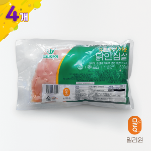 밀리원 유황먹여 키운 닭안심살(냉장) 600g 4개 set